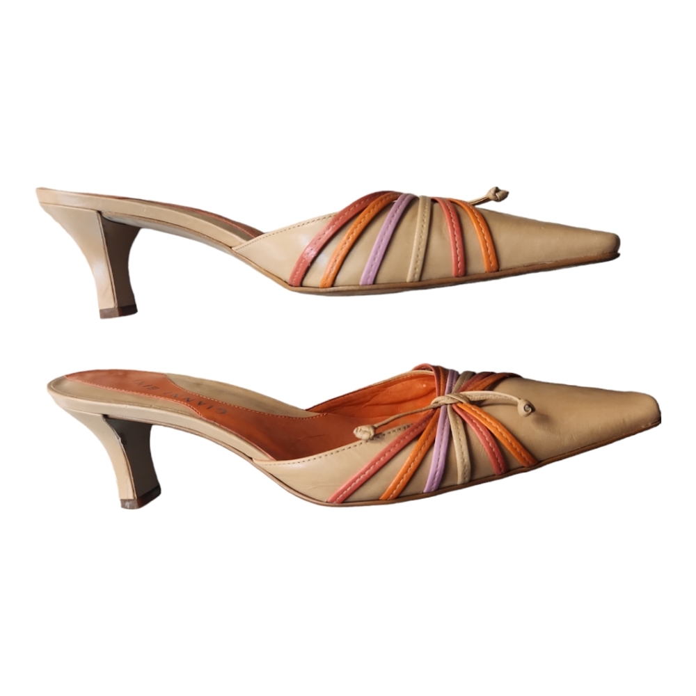 Gianni Bini Tan and Multicolor Heels - Picture 2 of 3